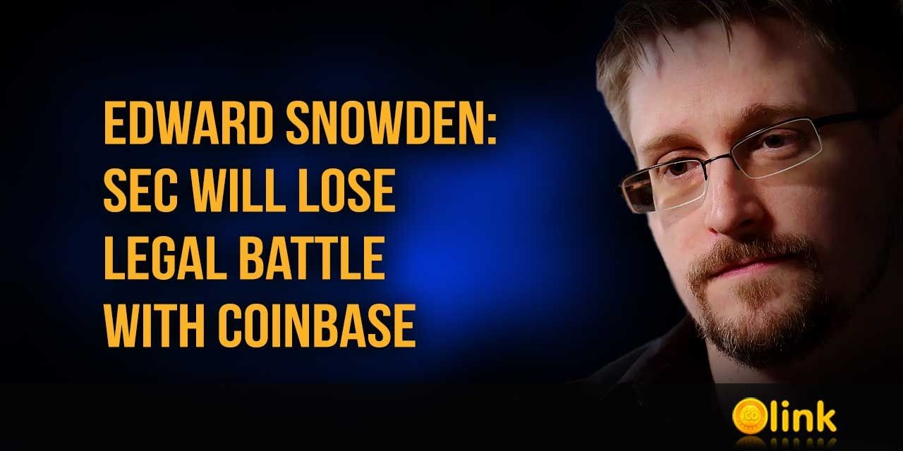 Edward Snowden - SEC will lose legal battle with Coinbase