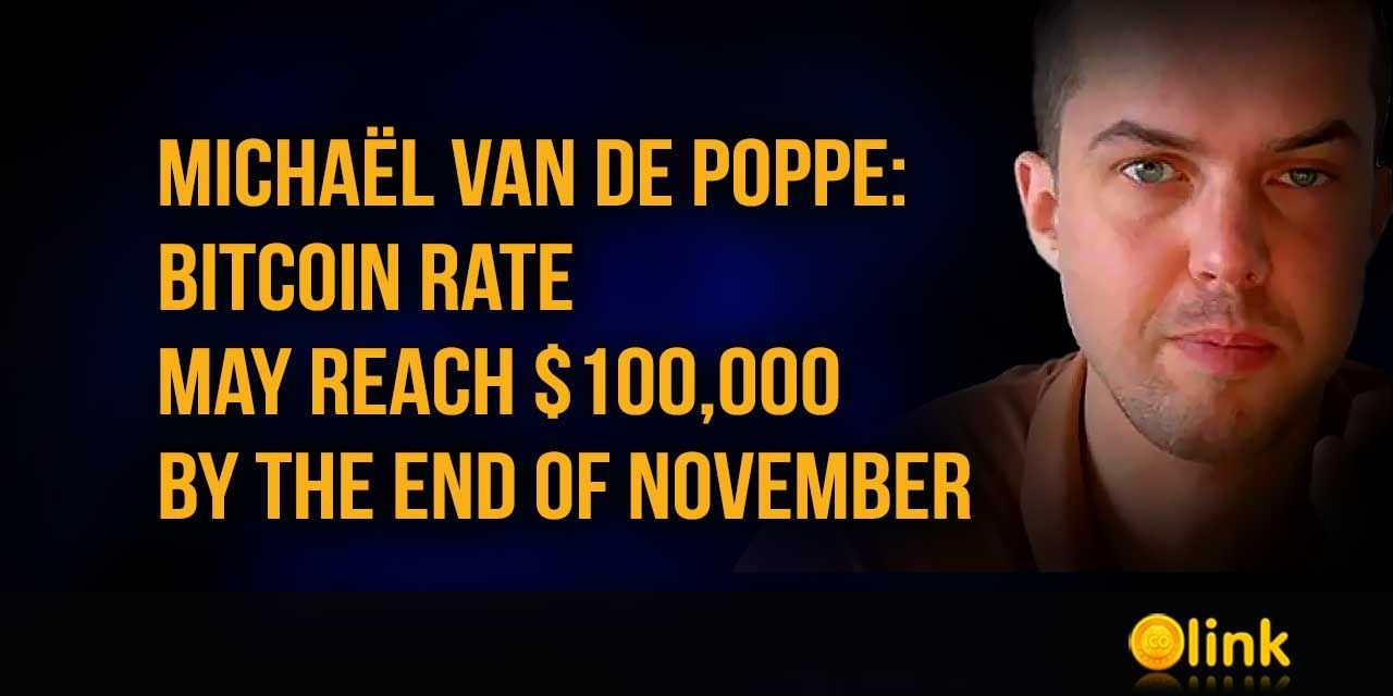 Michaël van de Poppe - Bitcoin rate may reach $100,000