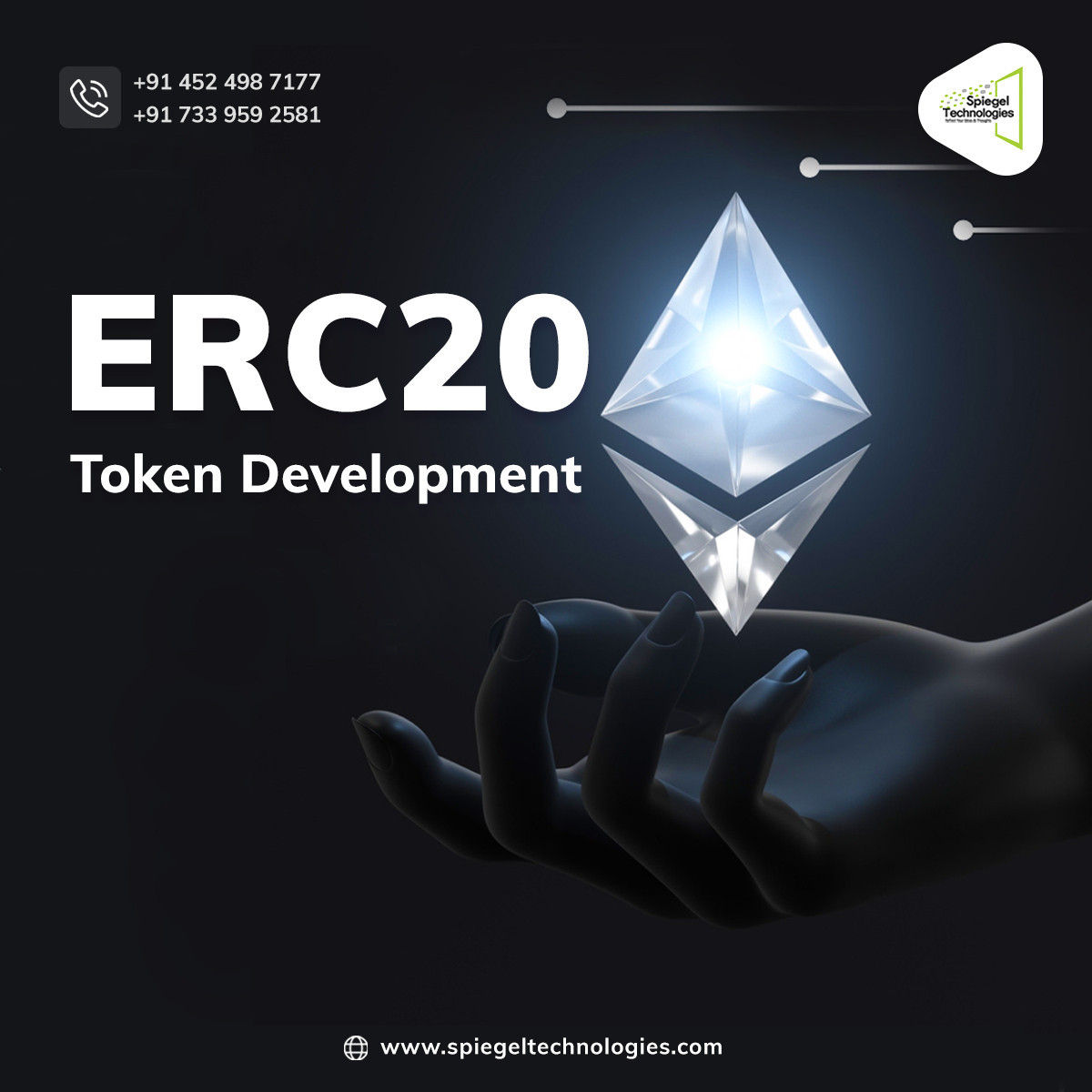 ERC20 Token Development Company-spiegeltechnologies